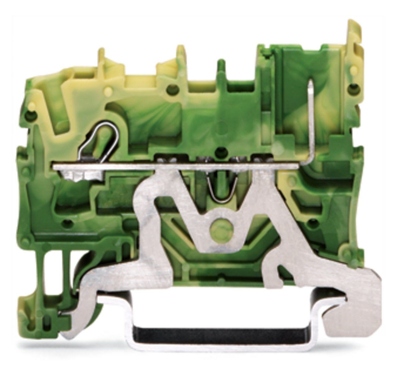 Wago Contact - X-COM'S  : Borne de protection 1C / 1 broche / 2,5 (4) mm² / Vert-Jaune
