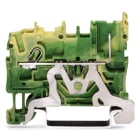 Wago Contact - X-COM'S : Borne de protection 1C / 1 broche / 2,5 (4) mm² / Vert-Jaune