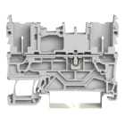 Wago Contact - Borne de base à 2 broches gris