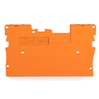 Wago Contact - Plaque d'extrémité épaisseur 1 mm, orange