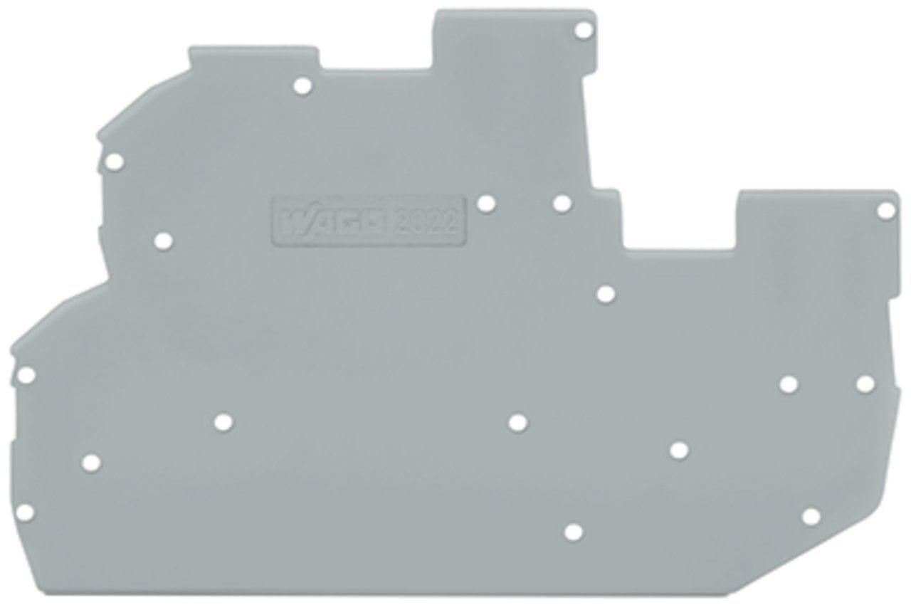 Wago Contact - Plaque d'extremite 1mm gris