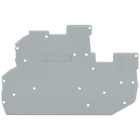 Wago Contact - Plaque d'extremite 1mm gris