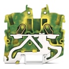 Wago Contact - Mini-Borne de protection pour 2 cond. avec ouverture de manipulation 1mm², vert-
