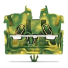 Wago Contact - Mini-Borne de passage pour 2 conduct avec ouverture de manipulation 1mm², vert-j