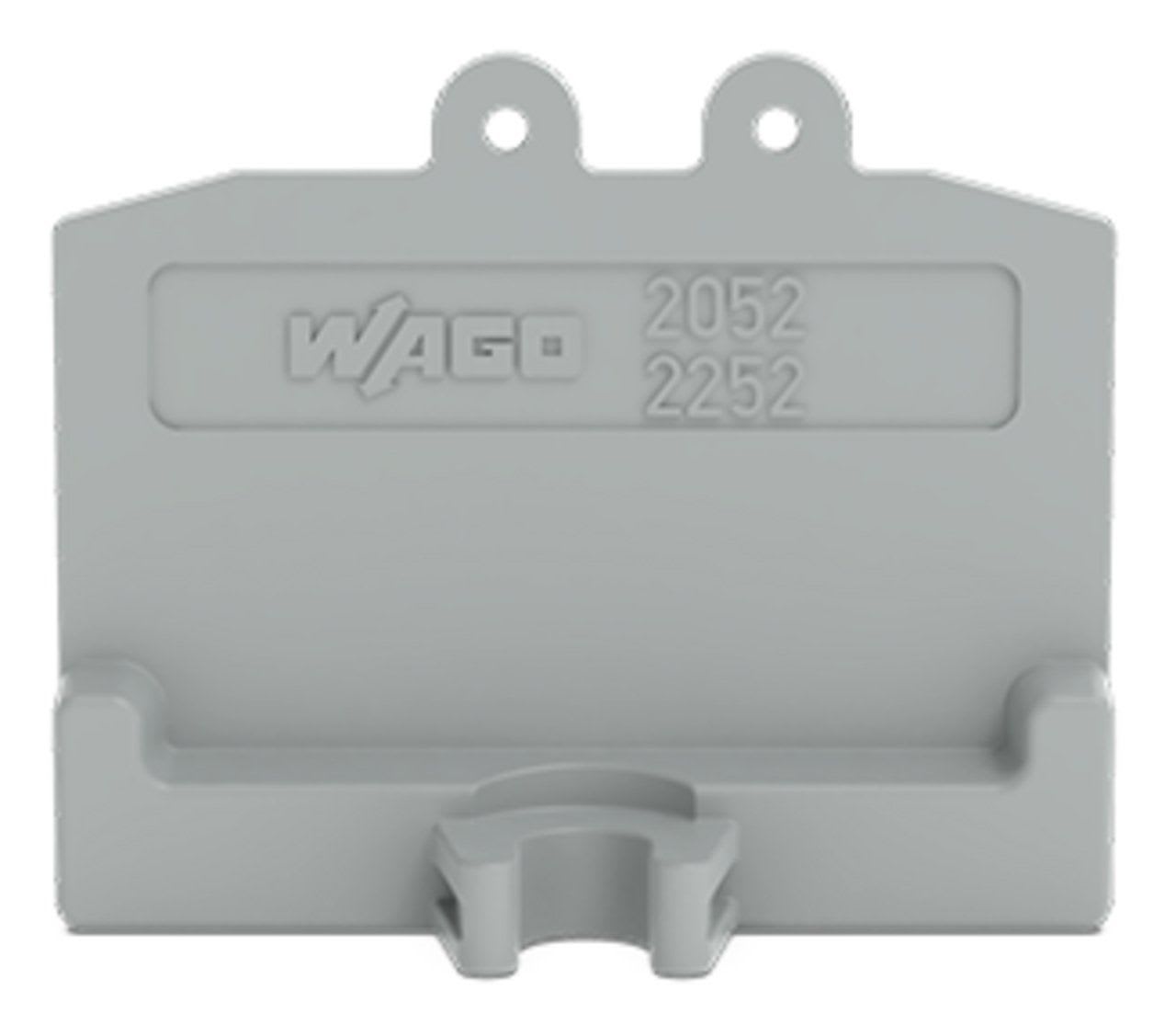 Wago Contact - Plaque d'extrémité gris