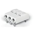 Wago Contact - THR terminal block with push-buttons - Pas 4 mm / 0.157 in 3 pôles, 0008