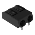 Wago Contact - Borne pour CI THR Bouton-poussoir 1,5mm² pas 6mm 2 pôles, noir