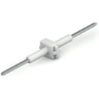 Wago Contact - Élément de raccordement pas 6mm 1 pôle, blanc Longueur 34mm