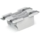 Wago Contact - Borne p. circ. imprimés SMD, traversant 0.75mm² Pas 6,5 2 pôles, blanc