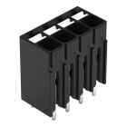 Wago Contact - Borne pour circuits imprimés THR Bouton-poussoir 1,5mm² pas3.5mm 4 pôles, noir