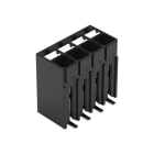 Wago Contact - Borne pour circuits imprimés CMS Bouton-poussoir 1,5mm² pas3.5mm 4 pôles, noir