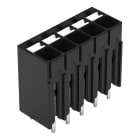 Wago Contact - Borne pour circuits imprimés THR Bouton-poussoir 1,5mm² pas3.5mm 5 pôles, noir
