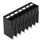 Wago Contact - Borne pour circuits imprimés THR Bouton-poussoir 1,5mm² pas3.5mm 7 pôles, noir