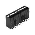 Wago Contact - Borne pour circuits imprimés CMS Bouton-poussoir 1,5mm² pas3.5mm 8 pôles, noir