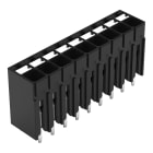 Wago Contact - Borne pour circuits imprimés THR Bouton-poussoir 1,5mm² pas3.5mm 9 pôles, noir