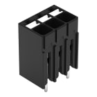 Wago Contact - Borne pour circuits imprimés THR Bouton-poussoir 1,5mm² pas3.5mm 3 pôles, noir