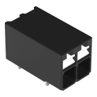 Wago Contact - Borne pour circuits imprimés THR Bouton-poussoir 1,5mm² pas3.5mm 2 pôles, noir