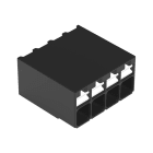 Wago Contact - Borne pour circuits imprimés CMS Bouton-poussoir 1,5mm² pas3.5mm 4 pôles, noir