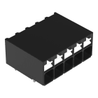 Wago Contact - Borne pour circuits imprimés THR Bouton-poussoir 1,5mm² pas3.5mm 5 pôles, noir