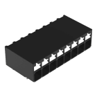 Wago Contact - Borne pour circuits imprimés THR Bouton-poussoir 1,5mm² pas3.5mm 8 pôles, noir