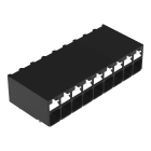 Wago Contact - Borne pour circuits imprimés THR Bouton-poussoir 1,5mm² pas3.5mm 9 pôles, noir