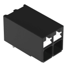 Wago Contact - Borne pour circuits imprimés THR Bouton-poussoir 1,5mm² pas3.5mm 2 pôles, noir