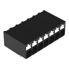 Wago Contact - Borne pour circuits imprimés THR Bouton-poussoir 1,5mm² pas3.5mm 7 pôles, noir