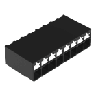 Wago Contact - Borne pour circuits imprimés THR Bouton-poussoir 1,5mm² pas3.5mm 8 pôles, noir