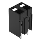 Wago Contact - Borne pour circuits imprimés THR Bouton-poussoir 1,5mm² pas 5mm 2 pôles, noir