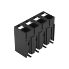 Wago Contact - Borne pour circuits imprimés CMS Bouton-poussoir 1,5mm² pas 5mm 4 pôles, noir