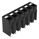 Wago Contact - Borne pour circuits imprimés THR Bouton-poussoir 1,5mm² pas 5mm 6 pôles, noir