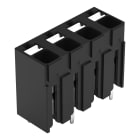 Wago Contact - Borne pour circuits imprimés THR Bouton-poussoir 1,5mm² pas 5mm 4 pôles, noir