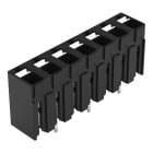 Wago Contact - Borne pour circuits imprimés THR Bouton-poussoir 1,5mm² pas 5mm 7 pôles, noir