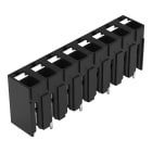 Wago Contact - Borne pour circuits imprimés THR Bouton-poussoir 1,5mm² pas 5mm 8 pôles, noir