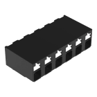 Wago Contact - Borne pour circuits imprimés THR Bouton-poussoir 1,5mm² pas 5mm 6 pôles, noir