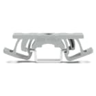 Wago Contact - Pied de montage pour rail 15 encliqu. aux bornes avec pied de fix, gris