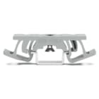 Wago Contact - Pied de montage avec vis pour rail 15 vissab. aux bornes avec brides de fi, gris