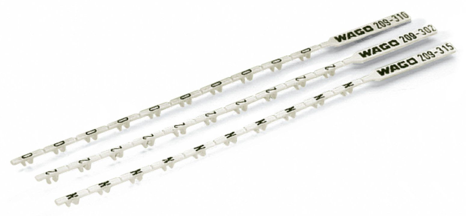 Wago Contact - Tige 10 repérages '0' horizontal