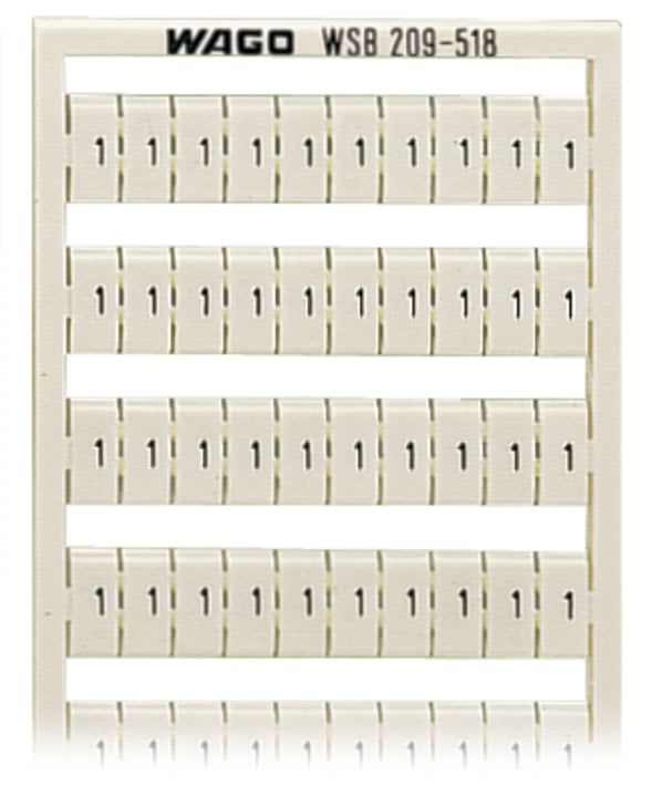 Wago Contact - Marquage WSB Horizontal 1-2 (50x)