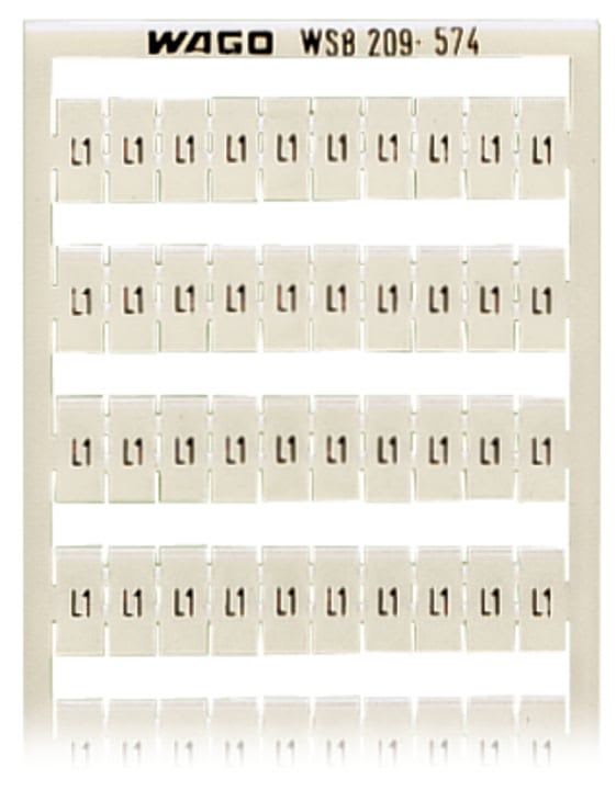 Wago Contact - Marquage WSB Horizontal L1 (100x)