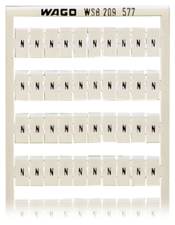 Wago Contact - Marquage WSB Horizontal N (100x)