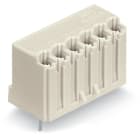 Wago Contact - Connecteur femelle THR 0.4 x 0.9 mm solder pin Droit, gris clair