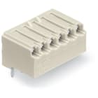 Wago Contact - Connecteur femelle THT 0.4 x 0.9 mm solder pin Coudé, gris clair