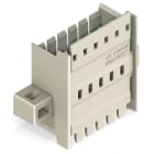 Wago Contact - Panel feedthrough male connector gris clair
