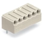 Wago Contact - Connecteur femelle THT 0.4 x 1.3 mm solder pin Coudé, gris clair