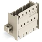 Wago Contact - Panel feedthrough male connector gris clair