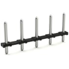 Wago Contact - Barrette de broches à souder 1.4 mm Ø solder pin Droit, noir