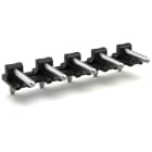 Wago Contact - Barrette de broches à souder 1.4 mm Ø solder pin Coudé, noir