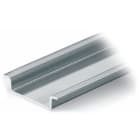 Wago Contact - Rail acier galvanisé 35 x 7,5 x 1 mm, non perforé Lg 2m