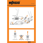 Wago Contact - Autocollant ilustrant manipulation serie 780 a 784
